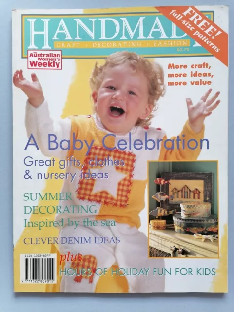 HANDMADE Magazine, Baby Issue, Vol 13, No. 1 - Includes pattern sheets