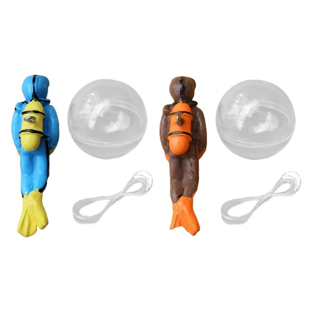 6.5cm Resin Frogman- Aquarium Ornaments Interesting Floating Decoration
