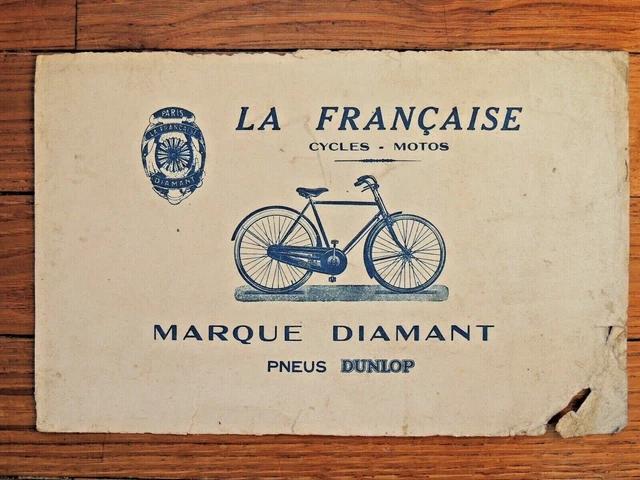 VéLOS La FRANçAISE DIAMANT Rf0390 - POSTER HQ 50x70cm d'une AFFICHE VINTAGE