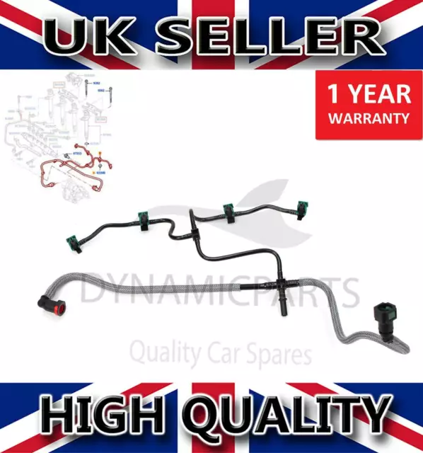 FOR FORD TRANSIT MK7 2.4 TDCi 2006 - 2014 FUEL INJECTOR RETURN PIPE LEAK 1521640