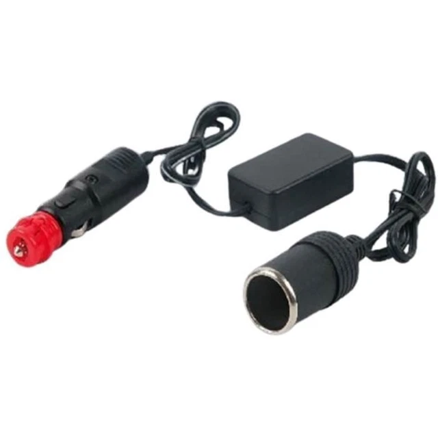Futheda Prise Allume-Cigare Femelle Vers 5.5mm X 2.1mm - Adaptateur 12-24V Pour Chargeur Voiture