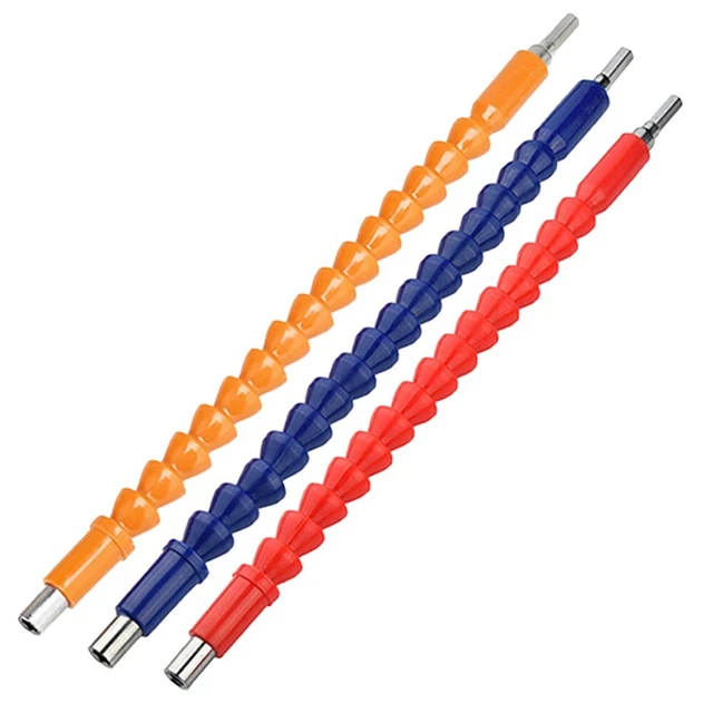 Extension Foret Flexible Geinxurn 30,5 Cm – Tige Hexagonale 6,35 Mm, Double Verrouillage Magnétique