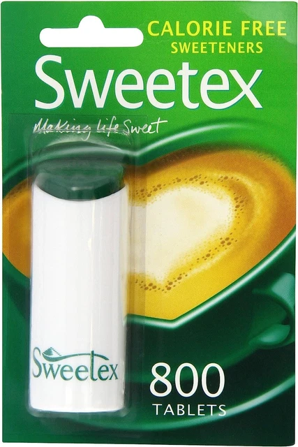Dolcificanti senza calorie Sweetex - 1 confezione da 800 compresse