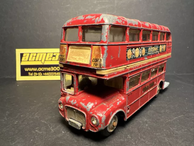 1969-69 Corgi Toys - 468 LONDON TRANSPORT ROUTEMASTER BUS - Red - No Box