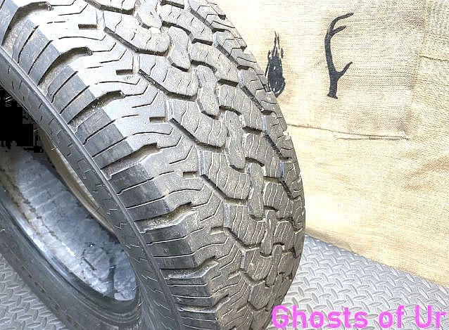 Single BFGoodrich Rugged Trail T/A 245/75R17 121 R LT, SUV, Crossover Tire 8/32