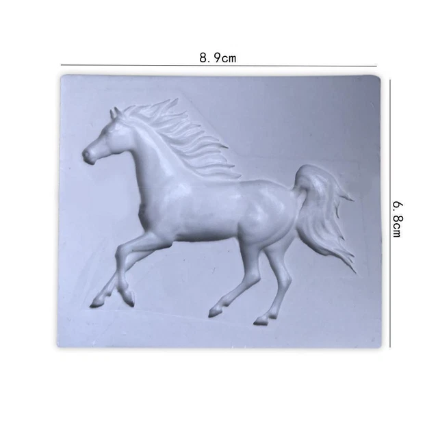 Horse Silicone Mold Fondant Mold Cake Decor Tools Chocolate Mould NEW X9G6