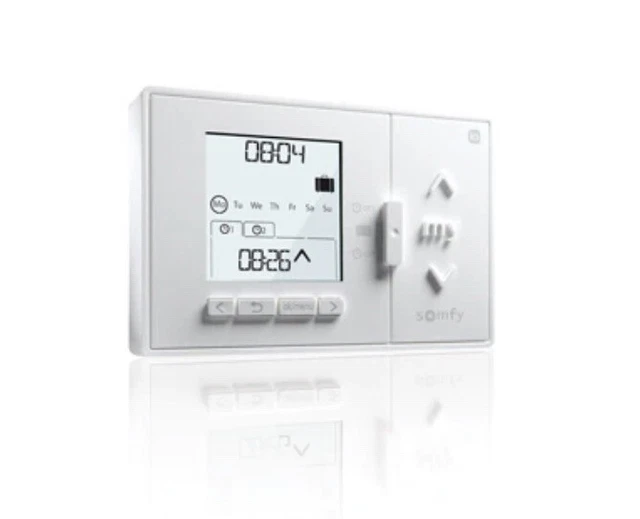 Commande Chronis io SOMFY avec horloge pour automatisme io Réf: 1805227