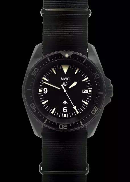 MWC Résistant 300m Militaire Plongeurs Montre Avec Saphir Cristal - Xld / Qz