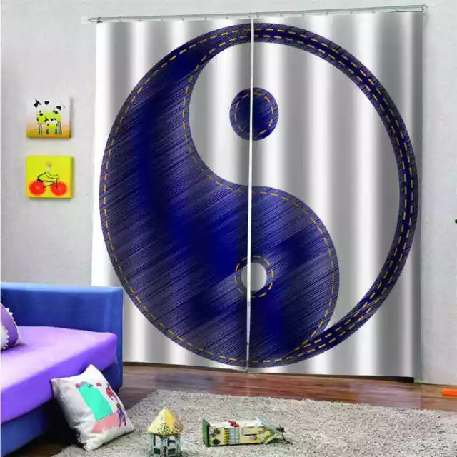 scholarship eight trigrams array Printing 3D Blockout Curtains Fabric Window