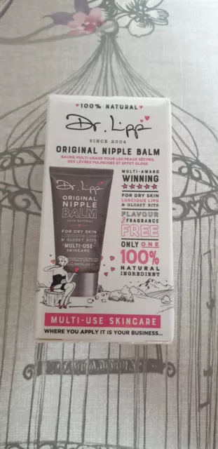 Bálsamo de pezón original Dr. Lipp para labios, 0,5 oz 15 ml caja sellada
