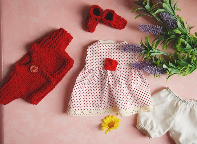 Vestiti per bambole 35-40 cm, set di abiti per bambole waldorf o bambolotti
