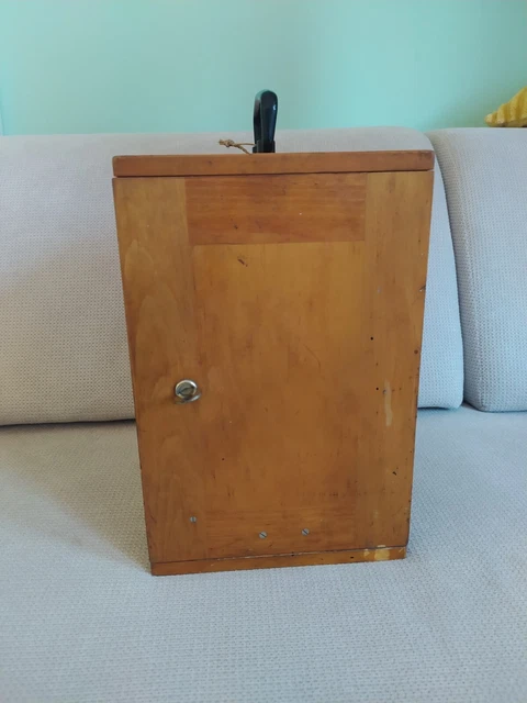 Carl Zeiss Jena Mikroskope Aufbewahrungsbox  aus Holz – nur Box / BOX ONLY
