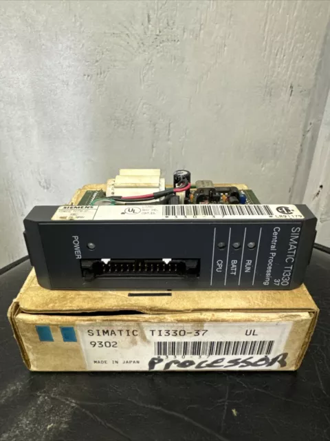 Siemens TI330-37 SIMATIC PLC Central Processing CPU Module