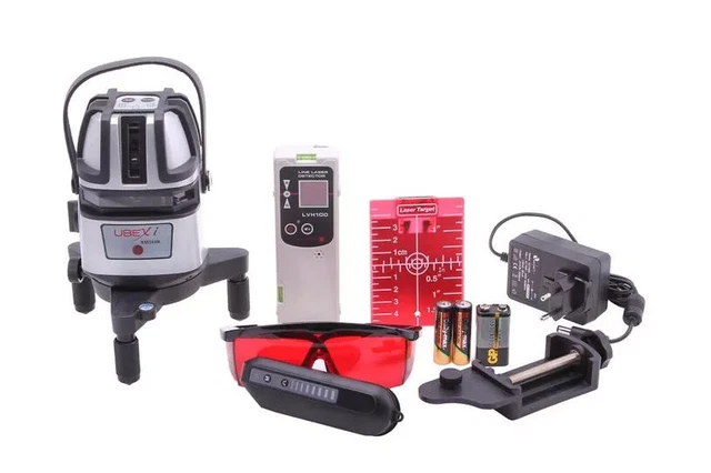 Livella laser multi linea UBEX XM550K - 4 linee verticali + 1 orizzontale NUOVO