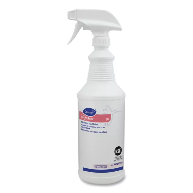 Diversey� Suma Inox D7, 32 oz Spray Bottle, 6/CT