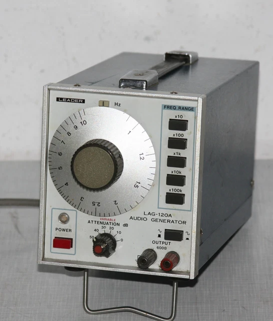 203❖LEADER AUDIO GENERATOR LAG-120A Audio Generator LAG-120A Equipment Leader Electronics