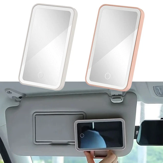 Accessori permanenti Cai Interiro specchio USB visiera universale bianco carica