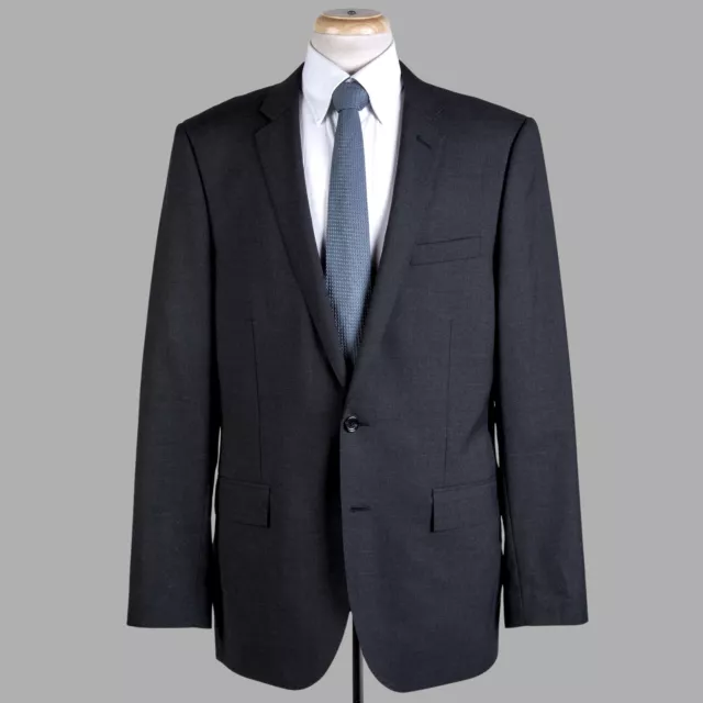 J Girocollo Abito Giacca da Uomo 42L Ludlow Grigio Loro Piana Lana Blazer 21351
