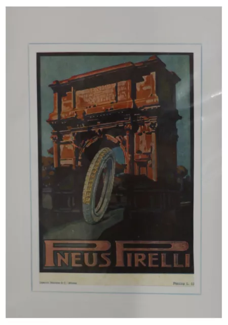 1921 Pneumatici Pneus Pirelli Pubblicita' D'epoca - Originale -