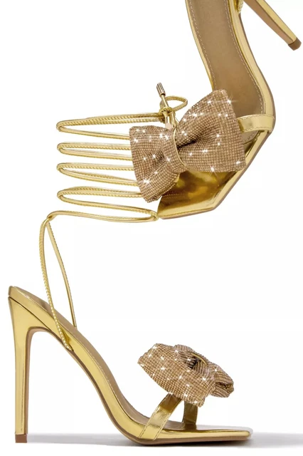 Sandales Femme Carvela En Cuir Rose Fuchsia - Talon Aiguille 4 Pouces, Lanières Et Strass - Pointure UK 7 (EUR 40), Neuves Avec Défauts