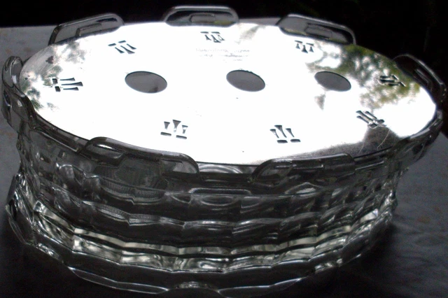 RARE Antique REXCALORIS-SUPER German/Swiss Crystal Plate Warmer Collectable AUST