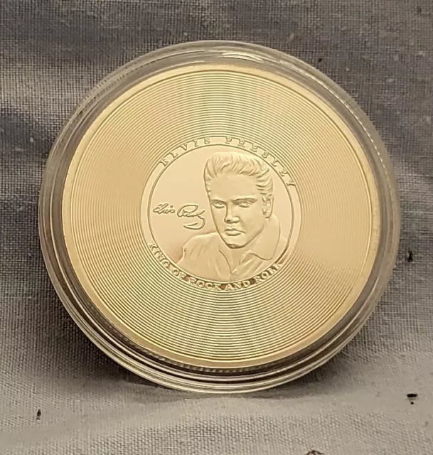 Michael Jackson Elvis Presley Silver Coin King of Pop Music Autograph 5 80s USA 2