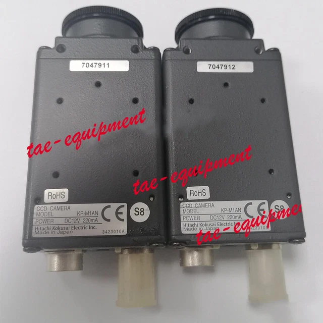 1 pz fotocamera CCD analogica Hitachi KP-M1AN usata DC12V 220 mA testata 180 giorni di garanzia