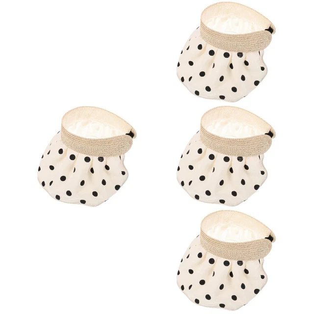 4pcs sable plage chapeau dame largeur hat de plage de plage de la plage du