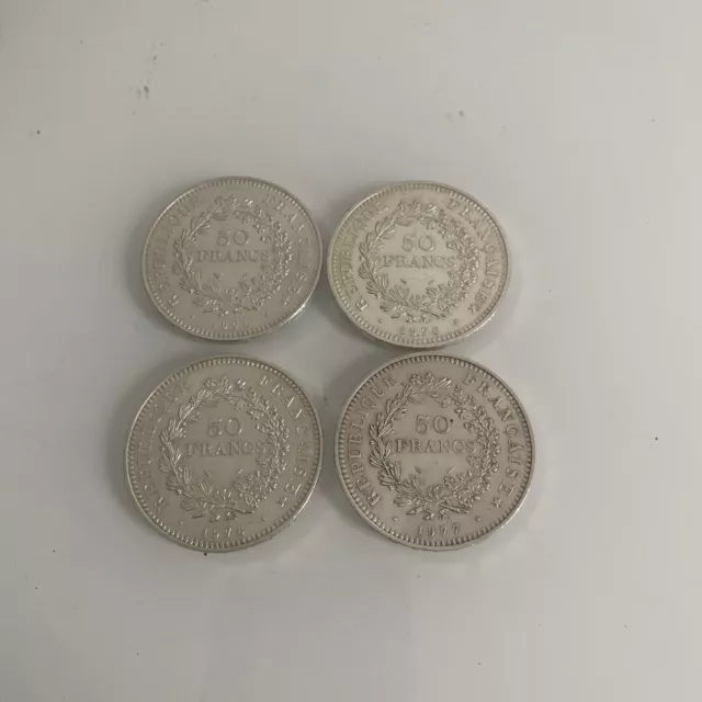 pièces argent 50 francs hercule