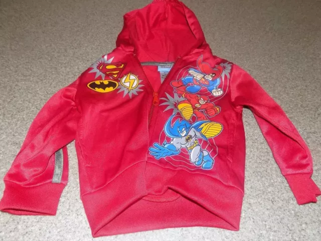 Super Friends/ Spiderman/Batman/Captain America Toddler Jacket Size 18 Months