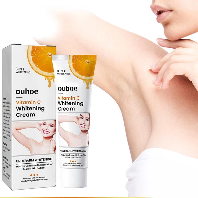 Crema blanqueadora de axilas con vitamina C niacinamida hidratante humedad