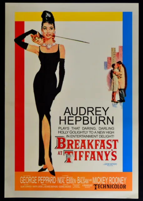 Manifesto Breakfast At Tiffanys Audrey Hepburn Blake Edwards Peppard W02