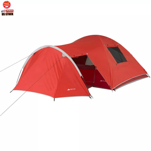OZARK TRAIL 4-PERSON Dome Tent, with Vestibule and Full Coverage Fly ...