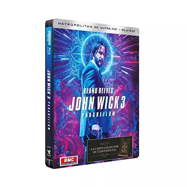 Blu-ray - John Wick 3 : Parabellum - Edition Limitee SteelBook 4K UHD + Blu-Ray