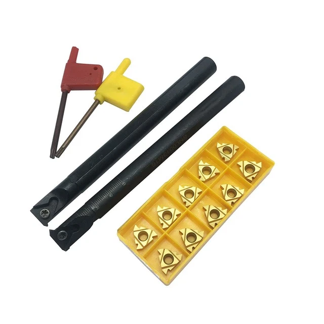 thumbnail image 2 of SNR0013M16 Lathe Internal Threading Boring Bar Turning Tool Holder – For 16IR AG60 Inserts, Alloy Steel, 150mm 2 of 4