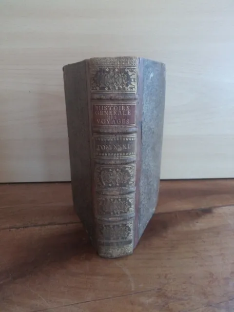 livre ancien-L'Abbé prévost-Histoire générale des voyages , tome 31 -1750