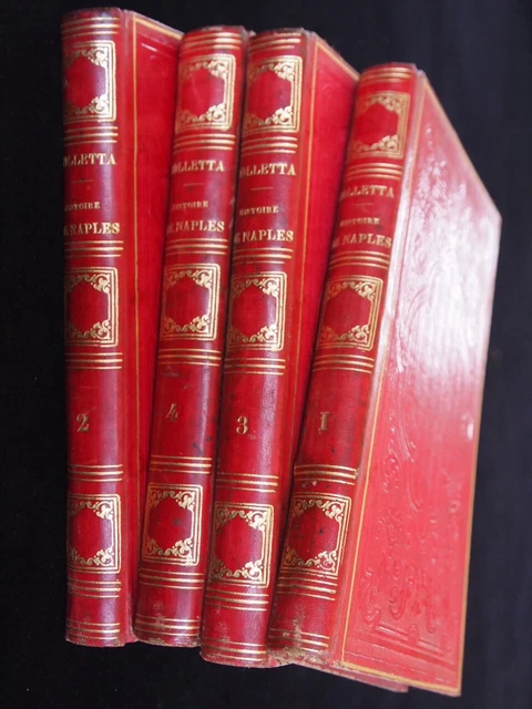 COLLETTA Histoire du royaume de Naples EDITION ORIGINALE Reli� 1835