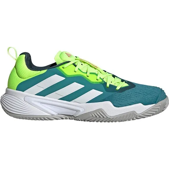 adidas Barricade Clay Court Tennis Shoes Green Mens Trainers