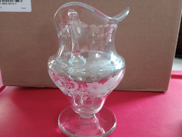 PITCHER American Brilliant Period Cut glass Crystal Signed HAWKES PITCHER American Brilliant Period Cut glass Crystal Signed HAWKES