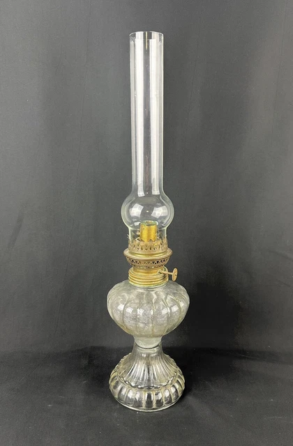 Lampe à Huile Vintage En Verre - Luminosité Réglable, Décorative Et Coupe-vent Pour Intérieur/extérieur