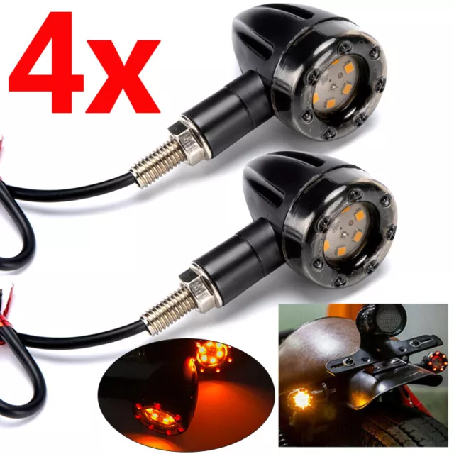 Motorcycle Motorbike LED Rear Tail Light Brake Turn Signal Indicators Universal