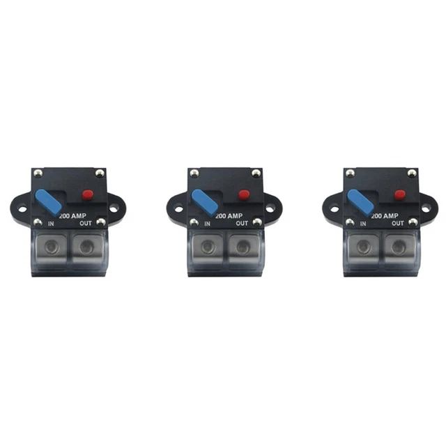 3X 12-24-Volt DC 200A Power Switch Trolling Motor Car Car Marine SteY7O1