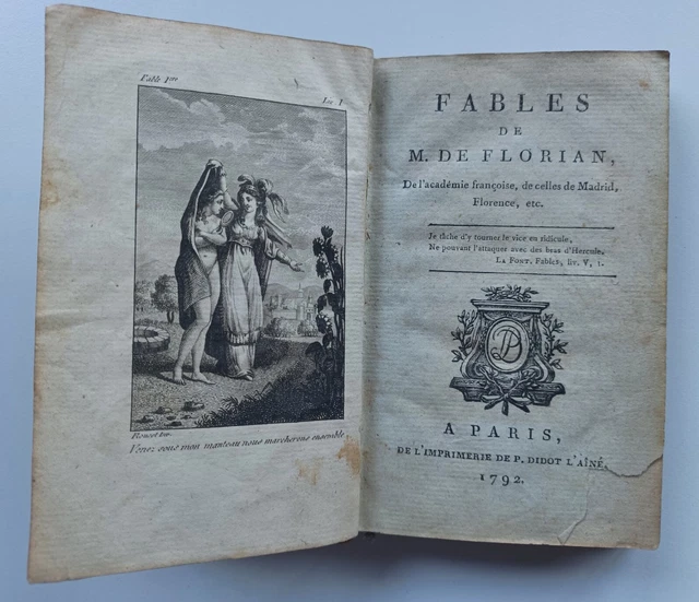Fables. Illustrées par J.-J. Grandville FLORIAN LA FONTAINE - La