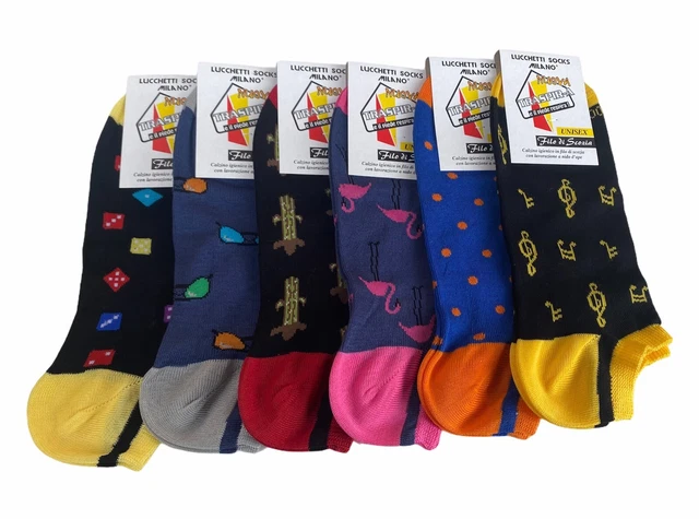 Calze Fantasmini In Cotone Filo Di Scozia - 6 Paia Minicalze Invisibili - Foto 2