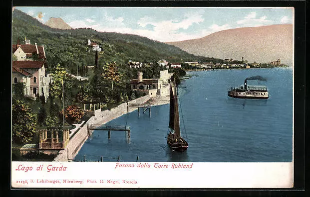 Ansichtskarte Fasano /Lago di Garda, dalla Torre Ruhland