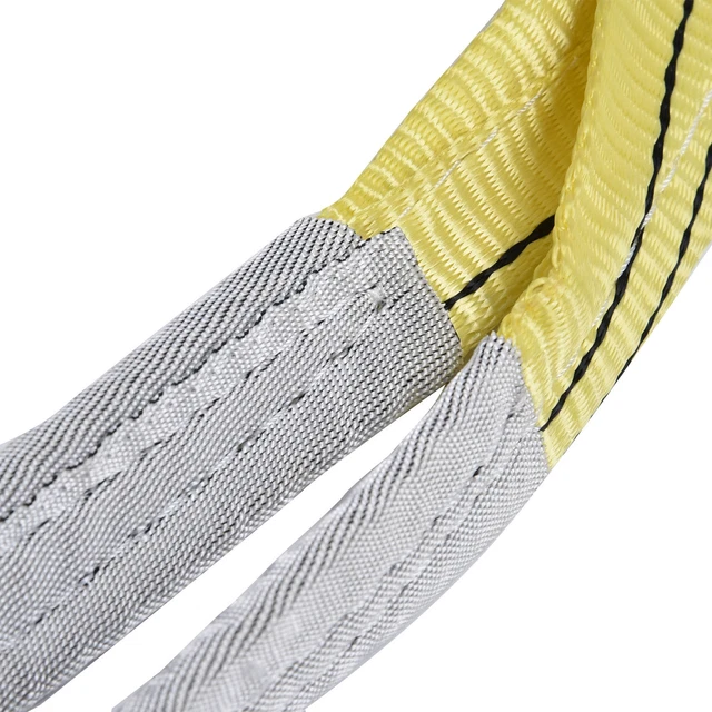 3T Flat Lifting Sling PES Webbing StrapsLoad Crane Wide 75mm 2 Meters