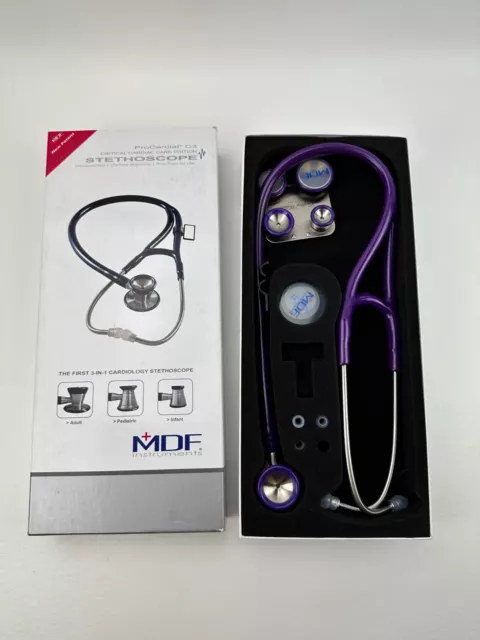 MDF Instruments MDF797CC ProCardial C3 Stethoscope Adult - Purple