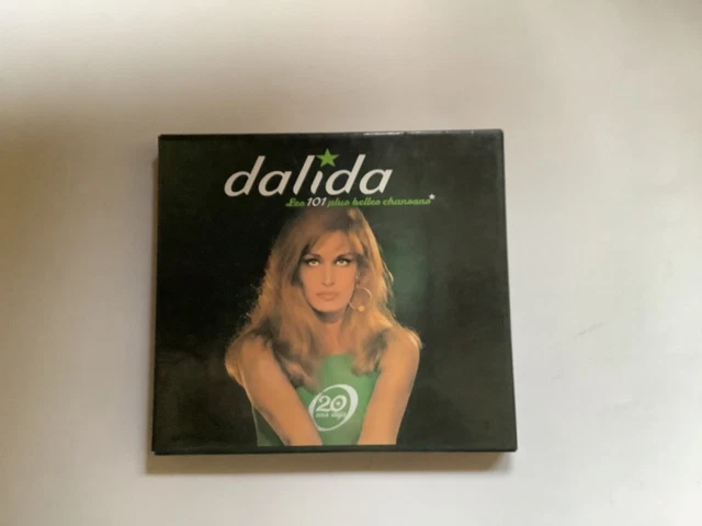DALIDA COFFRET 5 CD les 101 plus belles chansons 20 ans deja EUR