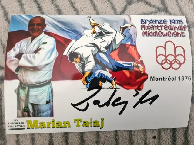 Marian Tałaj (POL) Judo 3.OS 1976 Montreal Orginal Signiertes Foto Marian Tałaj (POL) Judo 3.OS 1976 Montreal Orginal Signiertes Foto