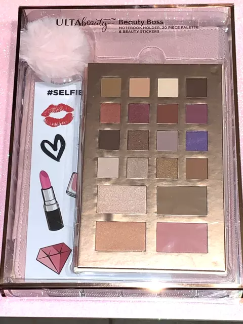 Ulta BEAUTY BOSS 20 Piece Palette, Stickers & Notebook Holder *LIMITED EDITION*